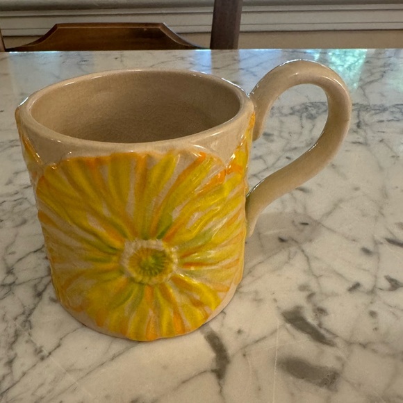 Anthropologie Other - Anthropologie flower mug. Like new